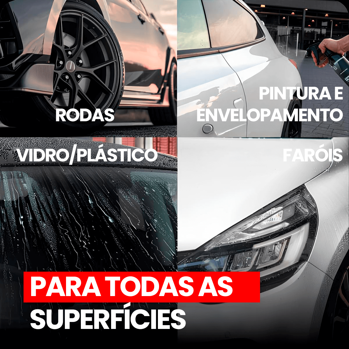 3 Shines + Limpa Vidros