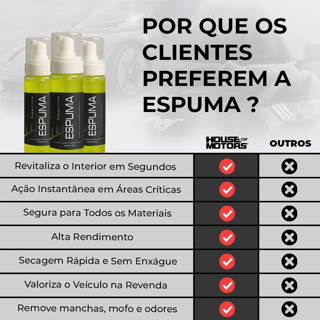 Espuma Interior Cleaner [Estoque Limitado]